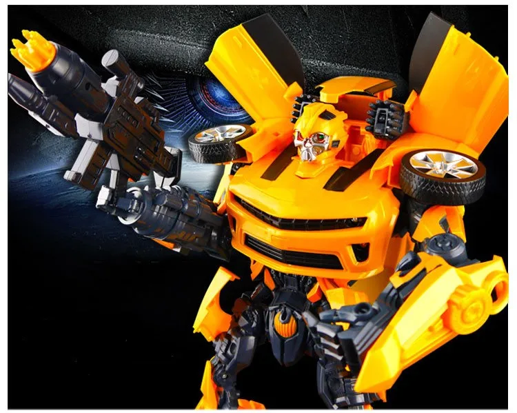 42 см Робокар трансформация bumbles bee Робот Модель автомобиля Классические игрушки экшн-фигурка подарки для детей игрушки для мальчиков музыкальная модель автомобиля