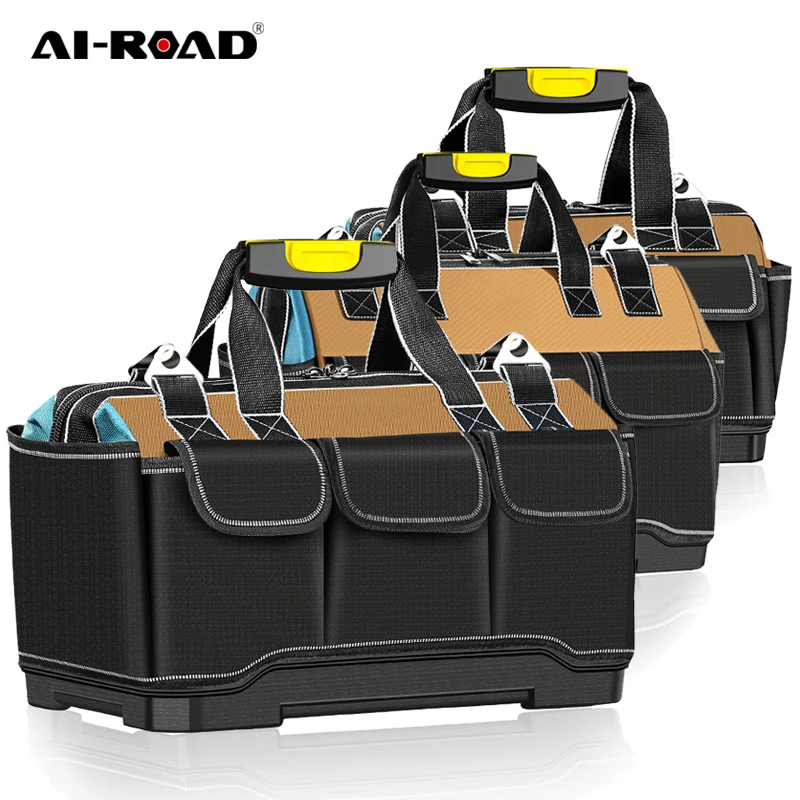 

Heightening Tool Bag Waterproof and Wearresistant Anti-Fall Rubber Bottom Tool Storage Bag for Harsh Environment Tool Base