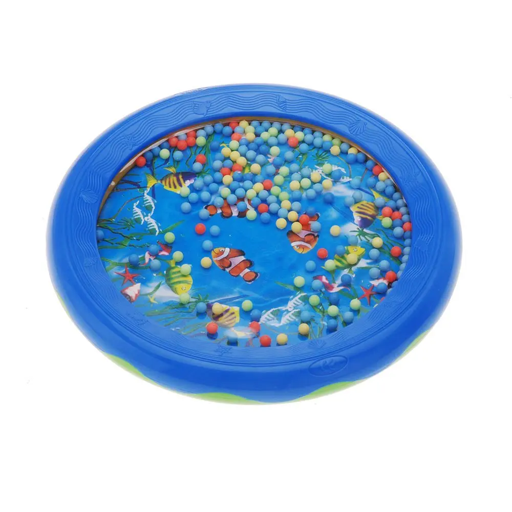 

Blue Ocean Wave Bead Drum Fishes Musical Educational Toys For Children Music Enlightenment Kids Baby Learning Oyuncak