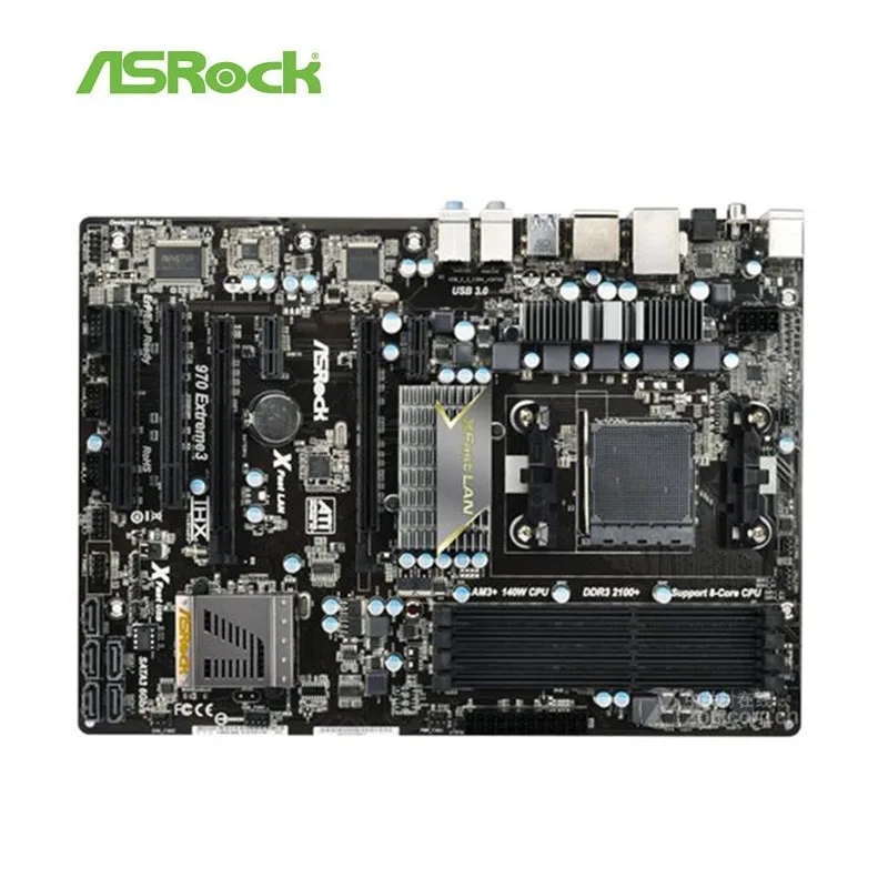 Материнская плата для настольного компьютера ASRock 970 extreme me3 разъем AM3 + DDR3 FX/Phenom
