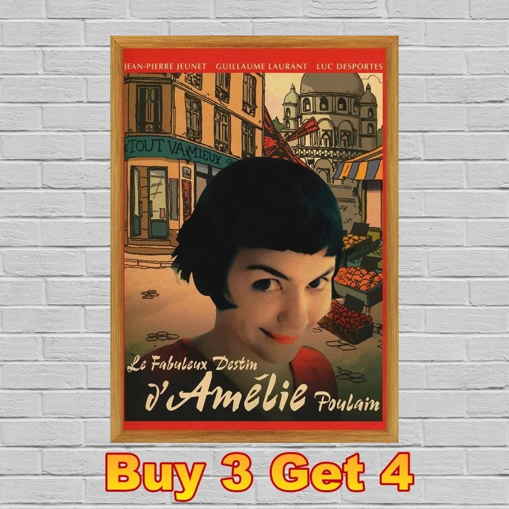 Классические ретро Стикеры для стен из крафт-бумаги Amelie