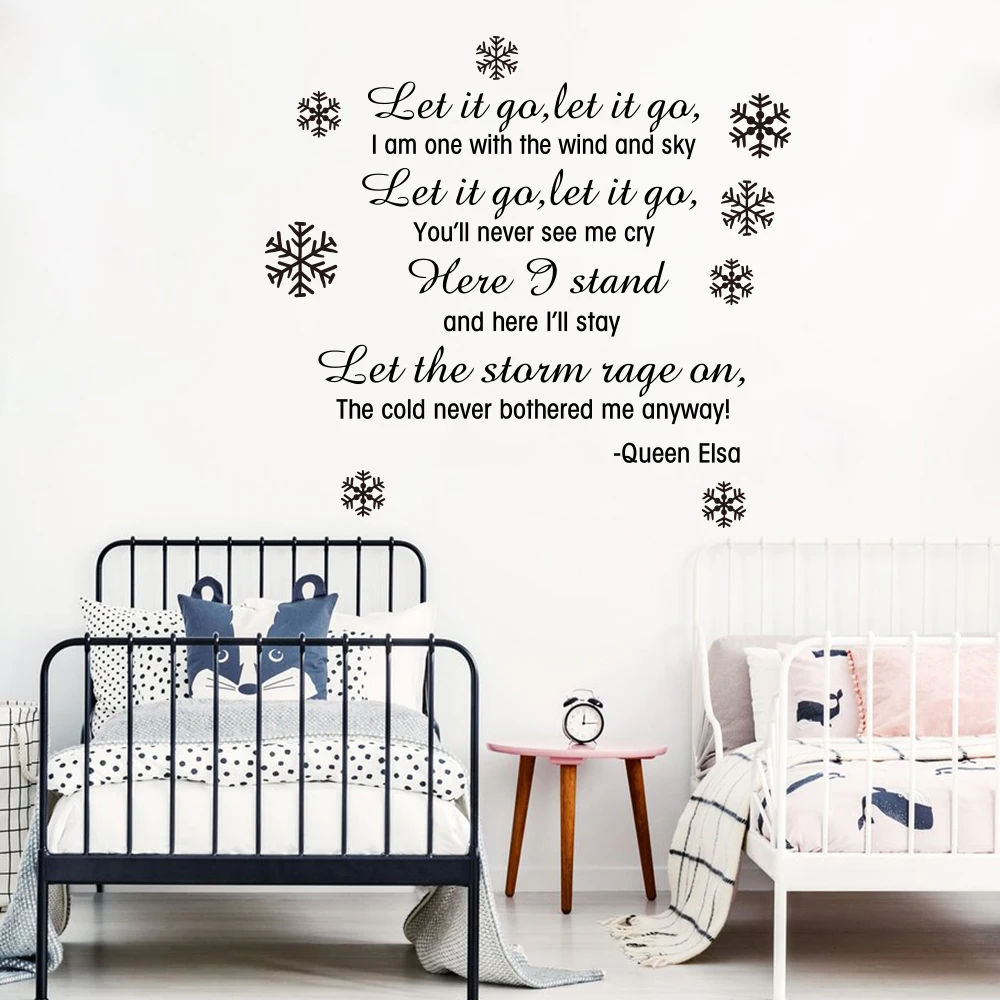 Виниловые художественные наклейки на стену для девочек украшение спальни с