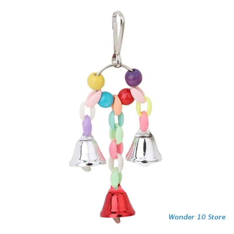 

Игрушки для птиц, разноцветные колокольчики для budgie Finch