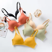wasteheart new for women yellow skin green wireless sexy bras one piece bras bralette underwear seamless female bras a b