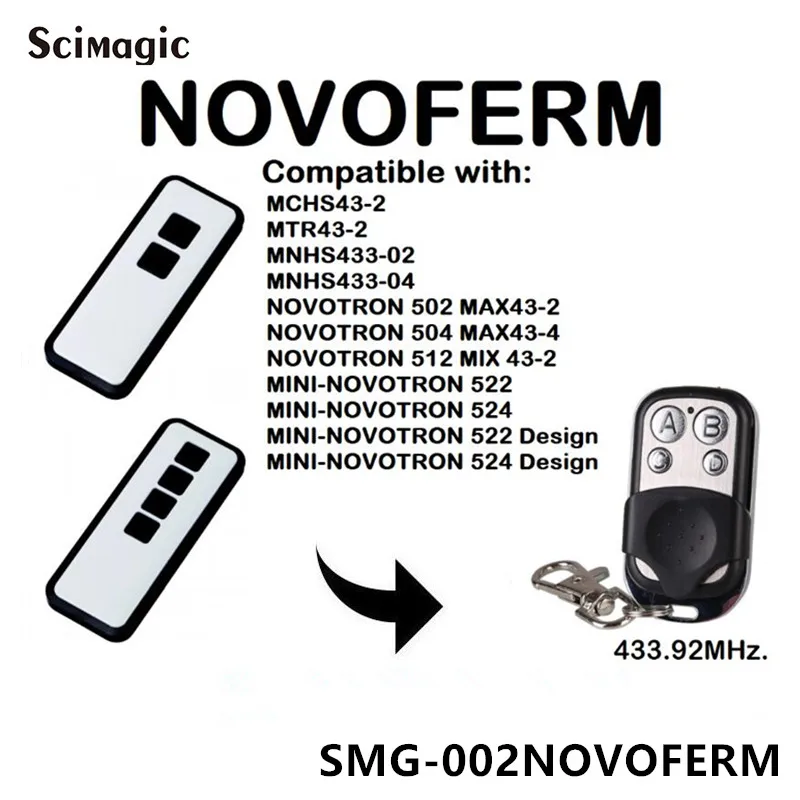 NOVOFERM NOVOTRON 502 MAX43 2 запасной пульт дистанционного управления для гаражных