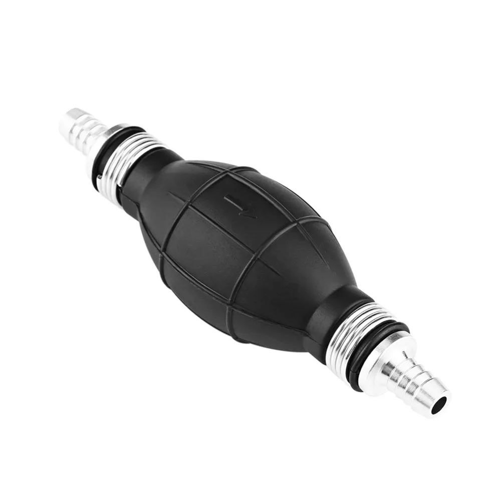 

New 6/8/10/12mm Rubber & Aluminum Fuel Pump Line Hand Primer Bulb Gas Petrol For Auto Car Boat Marine Outboard