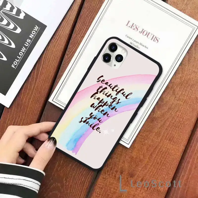 

Girl Cute quotes beatuiful Phone Case for iPhone 11 12 pro XS MAX 8 7 6 6S Plus X 5S SE 2020 XR