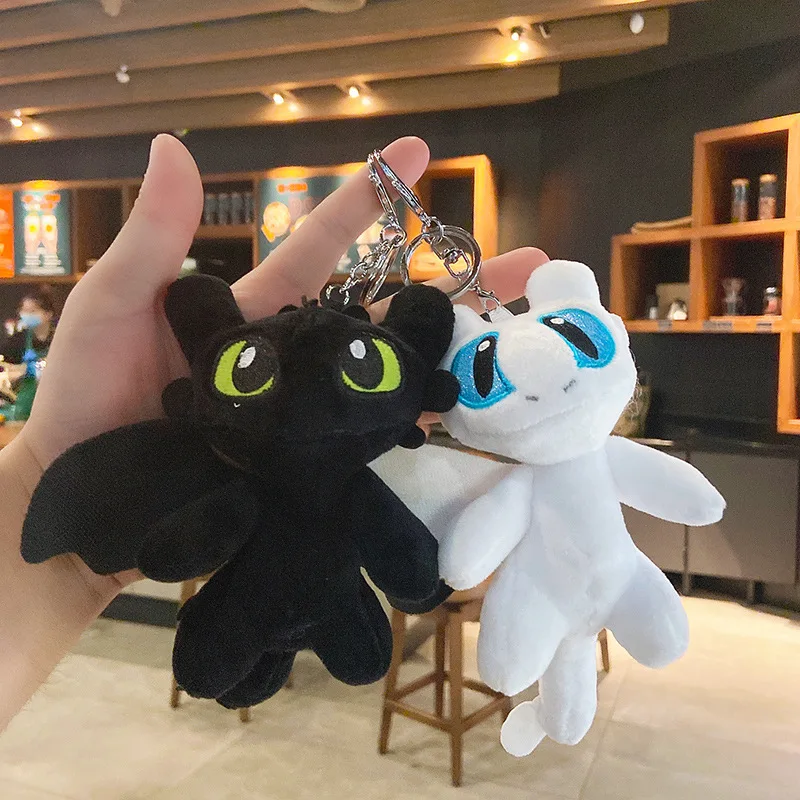 

Villi Flying Dragon Key Chain Cartoon Anime Lovely Figure Key Ring Kid Toy Pendant Keychains Gift Ladies Backpack Pendant Black