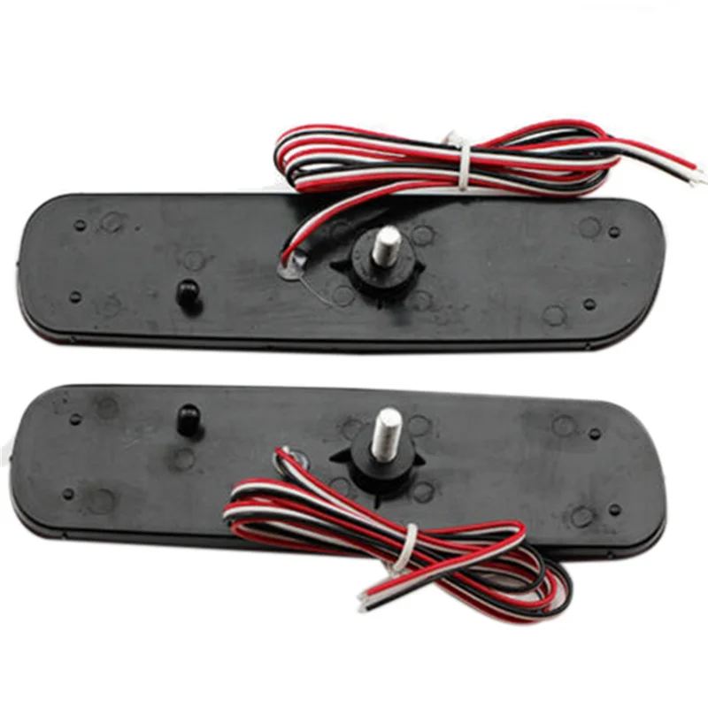 Автомобильный Светодиодный отражатель заднего бампера стоп светильник задний