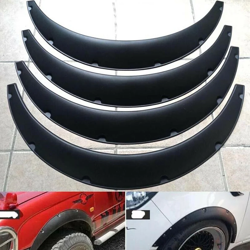 4 шт. высококачественные черные Универсальные гибкие колпачки для автомобильных