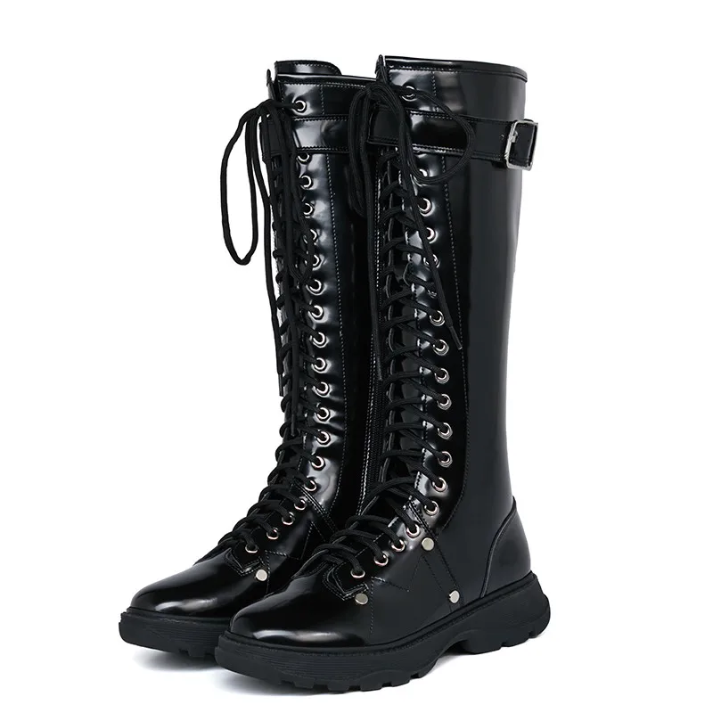 MoonMeek/2020 Ботинки из натуральной кожи Повседневная женская обувь на низком каблуке