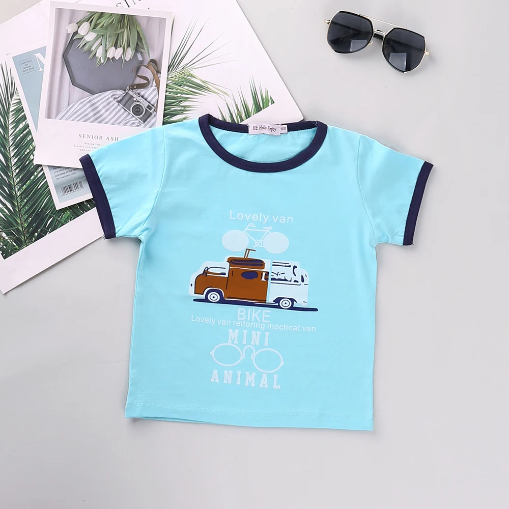 Комплекты одежды HE Hello Enjoy для мальчиков лето 2020 детская одежда футболка с