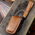 Новое поступление кожаный защитный чехол для автомобильного ключа ручной работы чехол для CHRYSLER PACIFICA Mini Van 2017 2018 2019 дистанционное управление без ключа