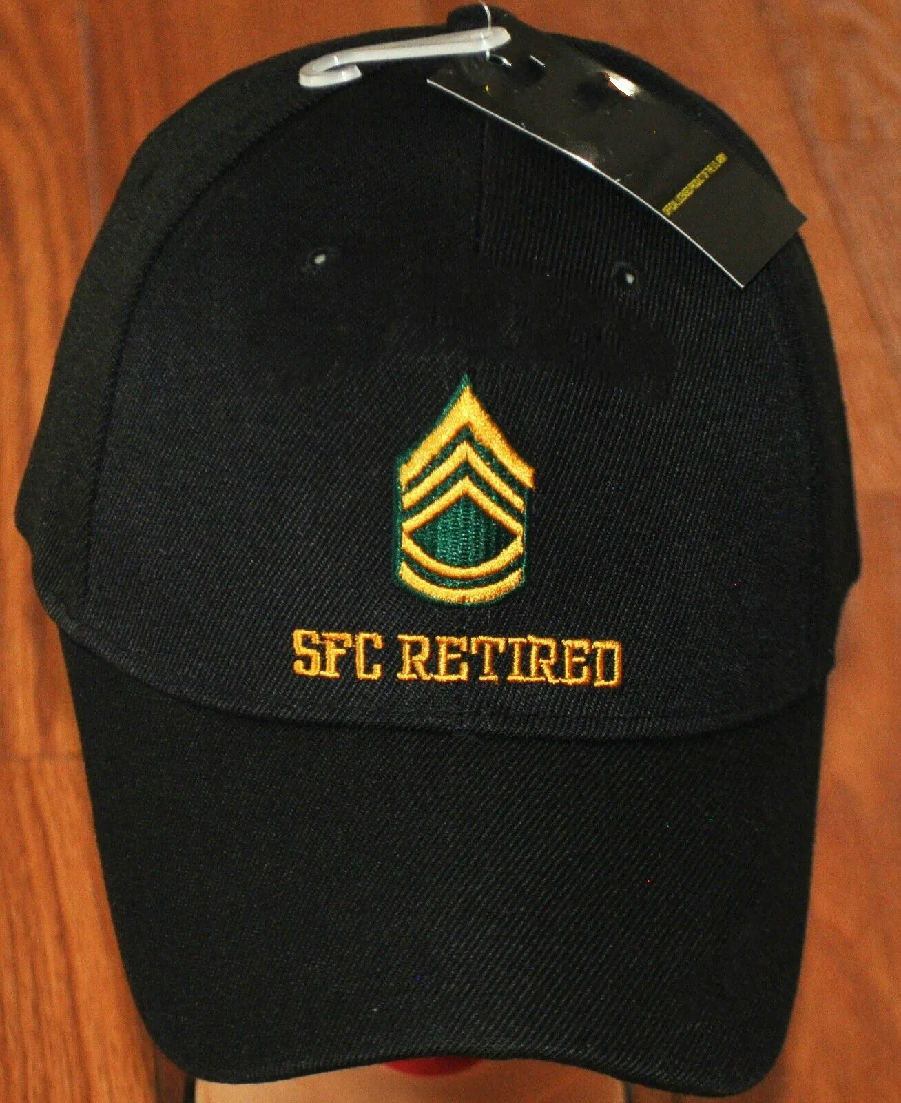 Напечатанная Новая Черная армейская SFC Серж первый класс ушедшая шапка бейсболка