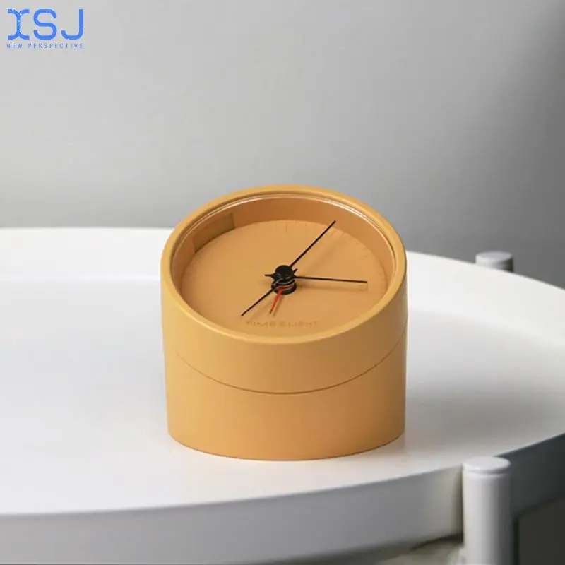 

Flip with Alarm Clock Can Sleep Usb Charging Stepless Dimming Flip Light Children's Bedroom Led Bedside Night Light