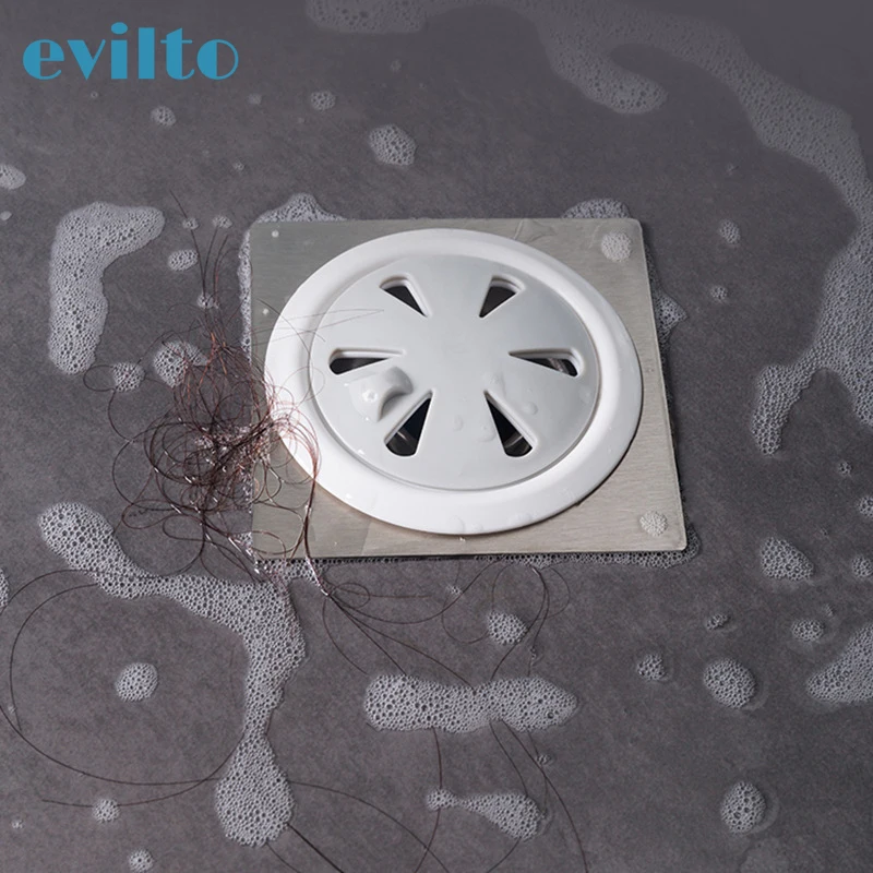 

1pcs Switch Type Floor Drain Anti-odor Cover Anti-blocking Filter Mesh Sewer Sink Strainer Bathroom Toilet Drain Hair Filter