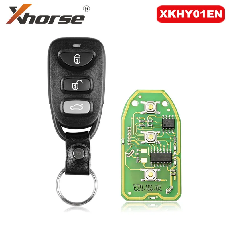 Xhorse универсальный дистанционный брелок 4 кнопки XKHY01EN для Hyundai 1 шт.| |