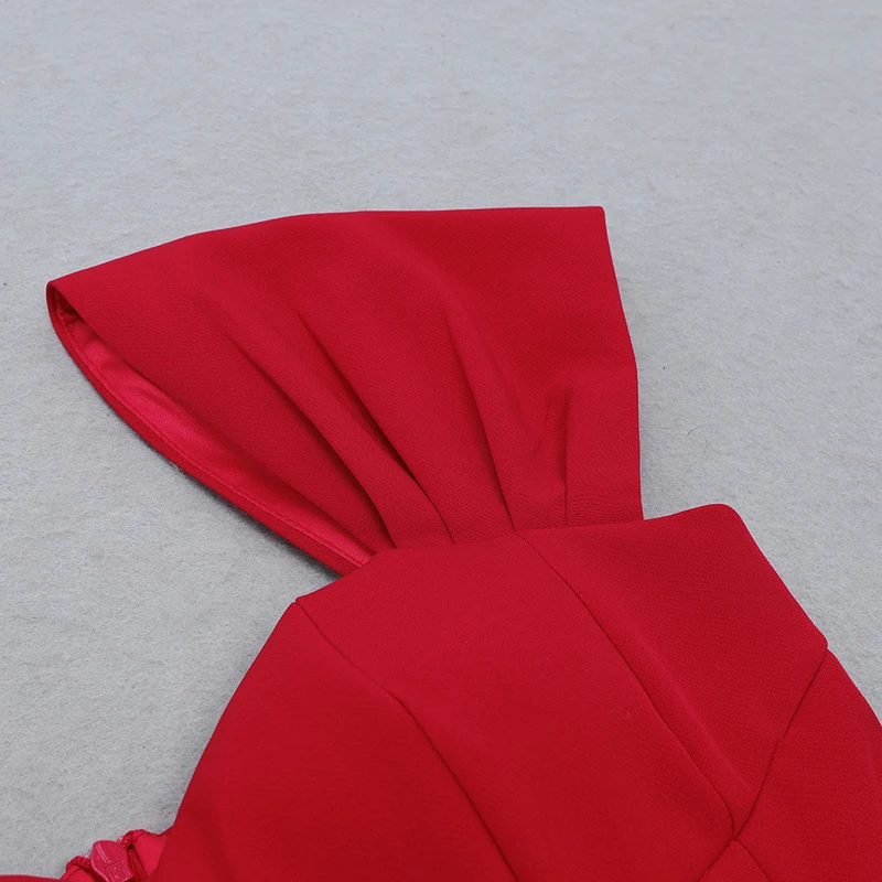 

Free Shipping Wholesale Summer Women's Dress Red Short Sleeve Repair Waist Sexy Casual Celebrity Cocktail Party Dress