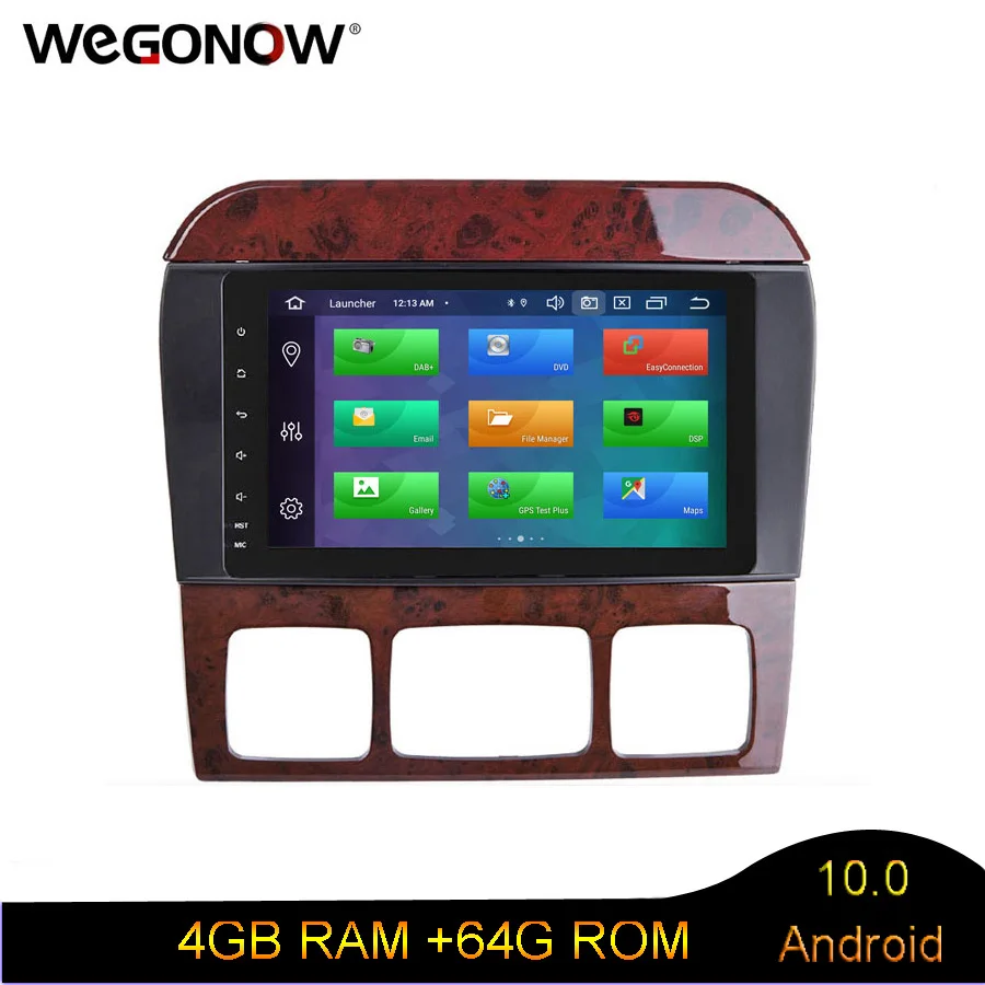 DSP андроид 10 Octa 8 Core 4 Гб Оперативная память 64GB Bluetooth RDS радио GPS карта Wi Fi