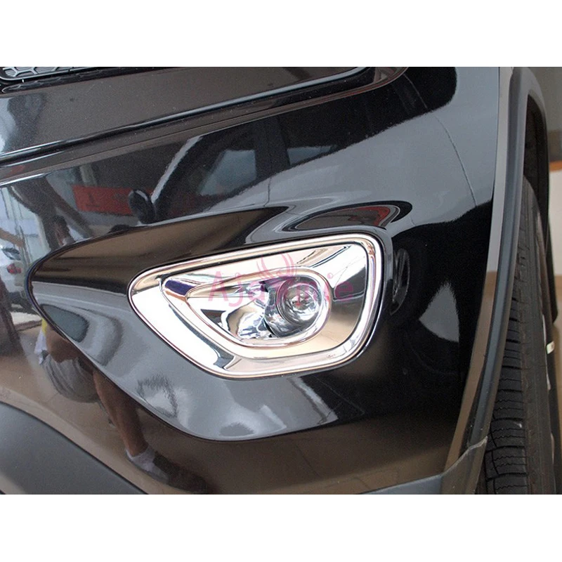 

Для Jeep Grand Cherokee 2014-2016 хромированная Автомобильная Стайлинг передняя противотуманная фара крышка светозащитная отделка противотуманная панель авто аксессуары