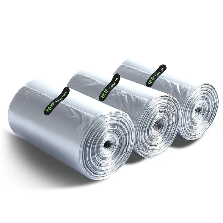 

Large garbage bags 110 single roll disposable daily household flat-mouth plastic bags thickened garbage bags