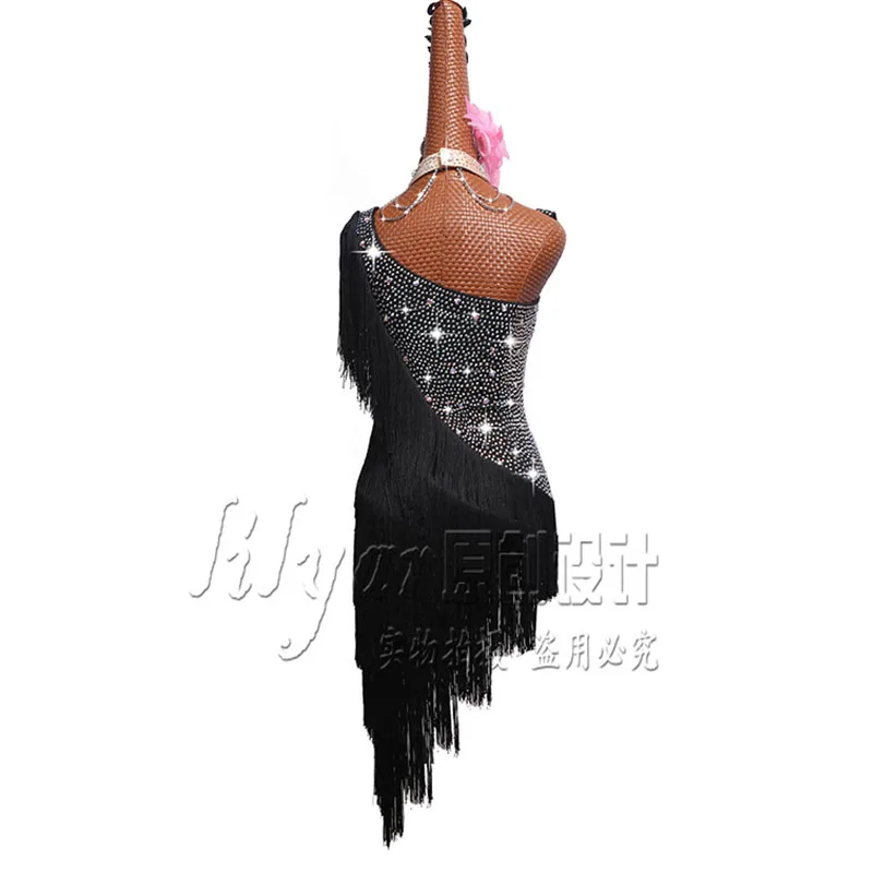 Платье для латиноамериканских танцев юбка конкурсов костюмы выступлений