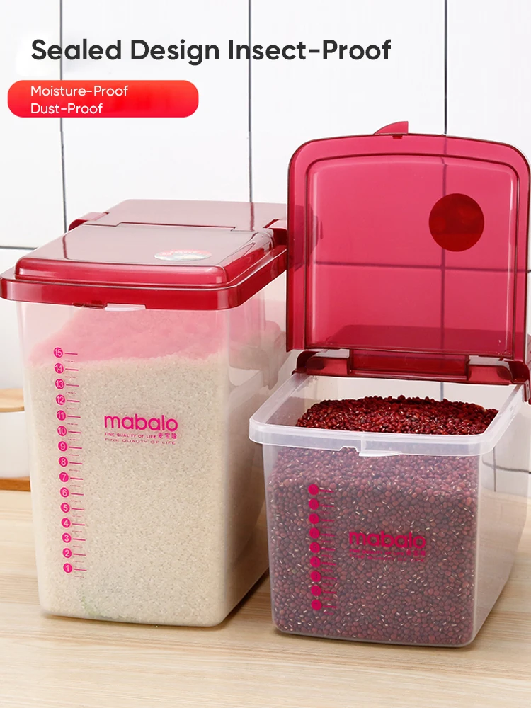 JOYBOS ведро для риса домашняя мука влагостойкий и герметичный резервуар воды с