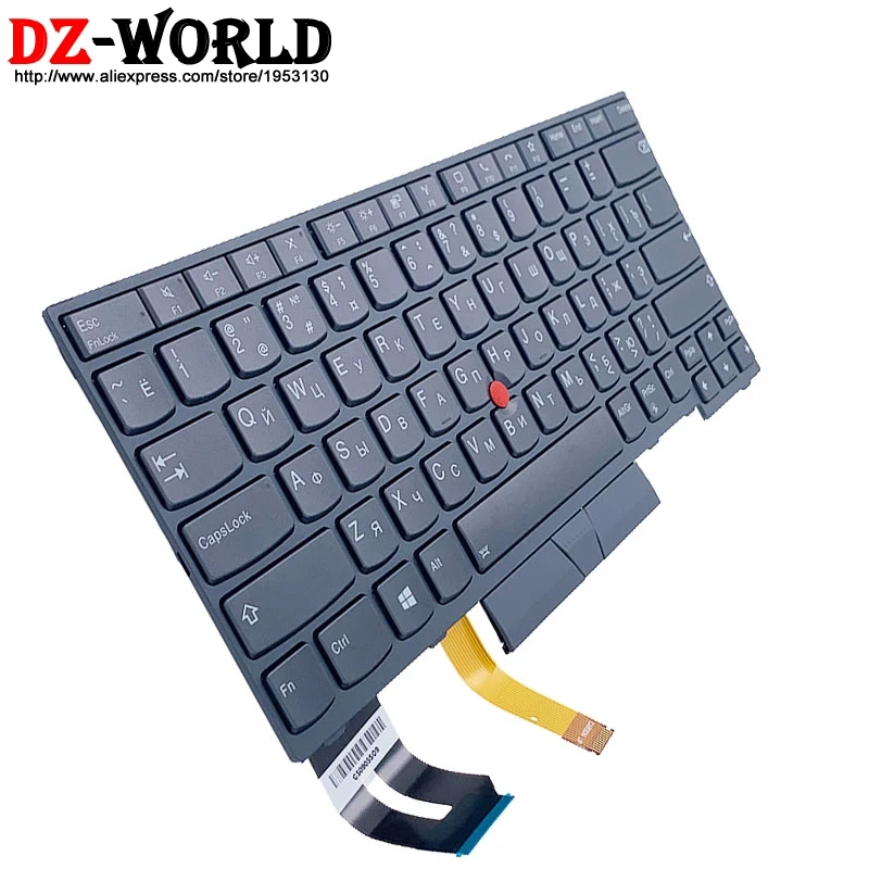 new original gray ru russian backlit keyboard for lenovo thinkpad t14 p14s gen1 gen2 laptop 5n21b08396 5n21b08359 5n21b08413 free global shipping