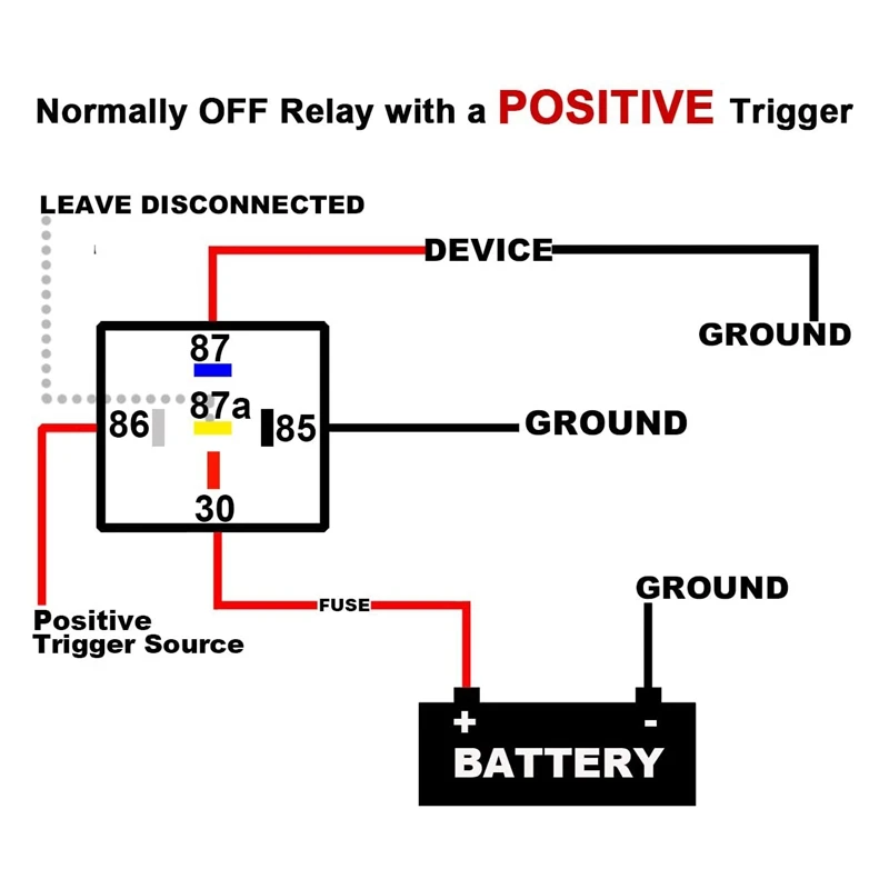 5 шт. водонепроницаемые контактные медные провода 40/30 А 12 В постоянного