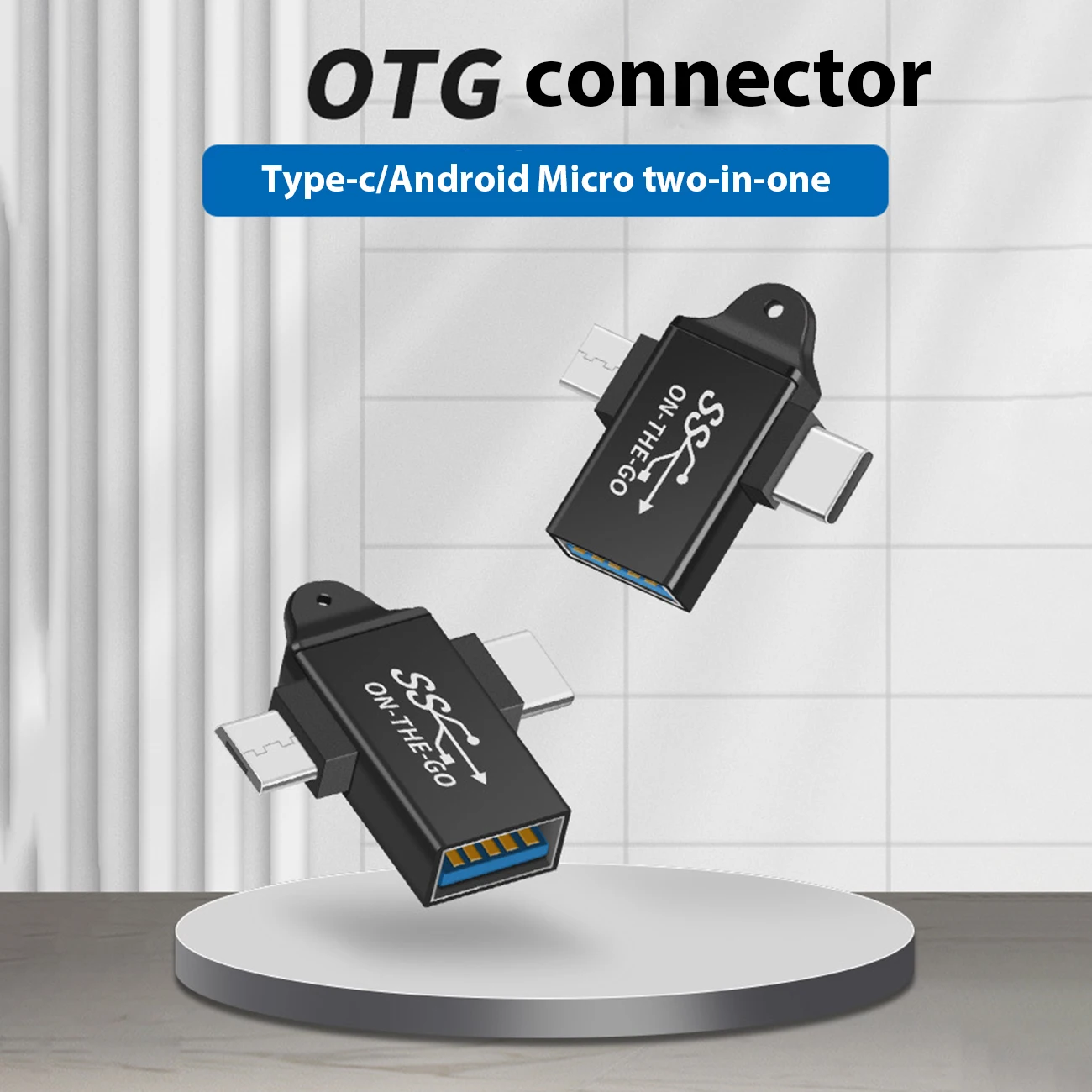 

Адаптер USB 2 в 1 Type C Micro OTG USB C на USB 3,0 OTG конвертер для Macbook Huawei Mate 20 P20 USB-C коннектор