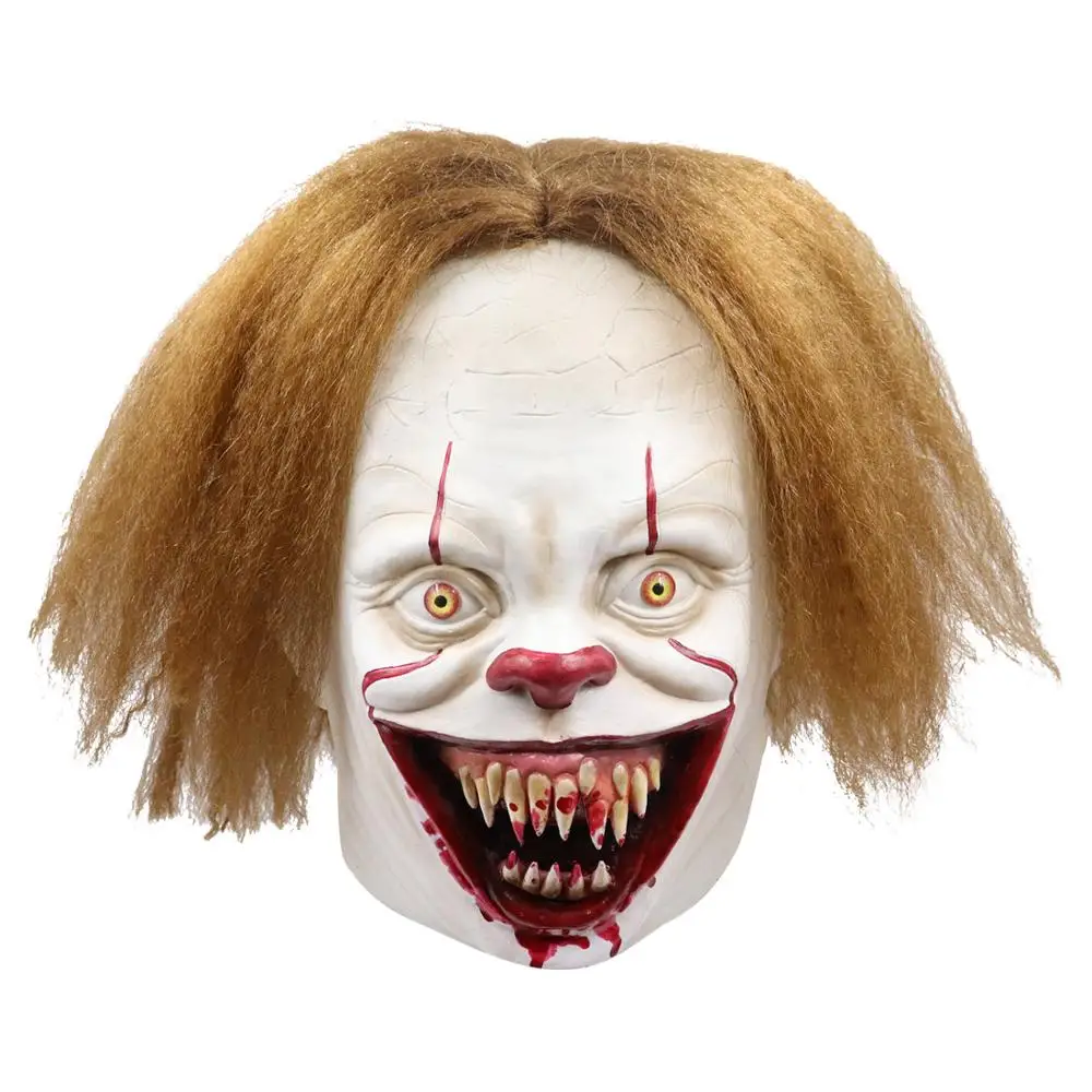 2019 маска стивена кинга It 2 маски клоуна Pennywise реквизит для костюма на