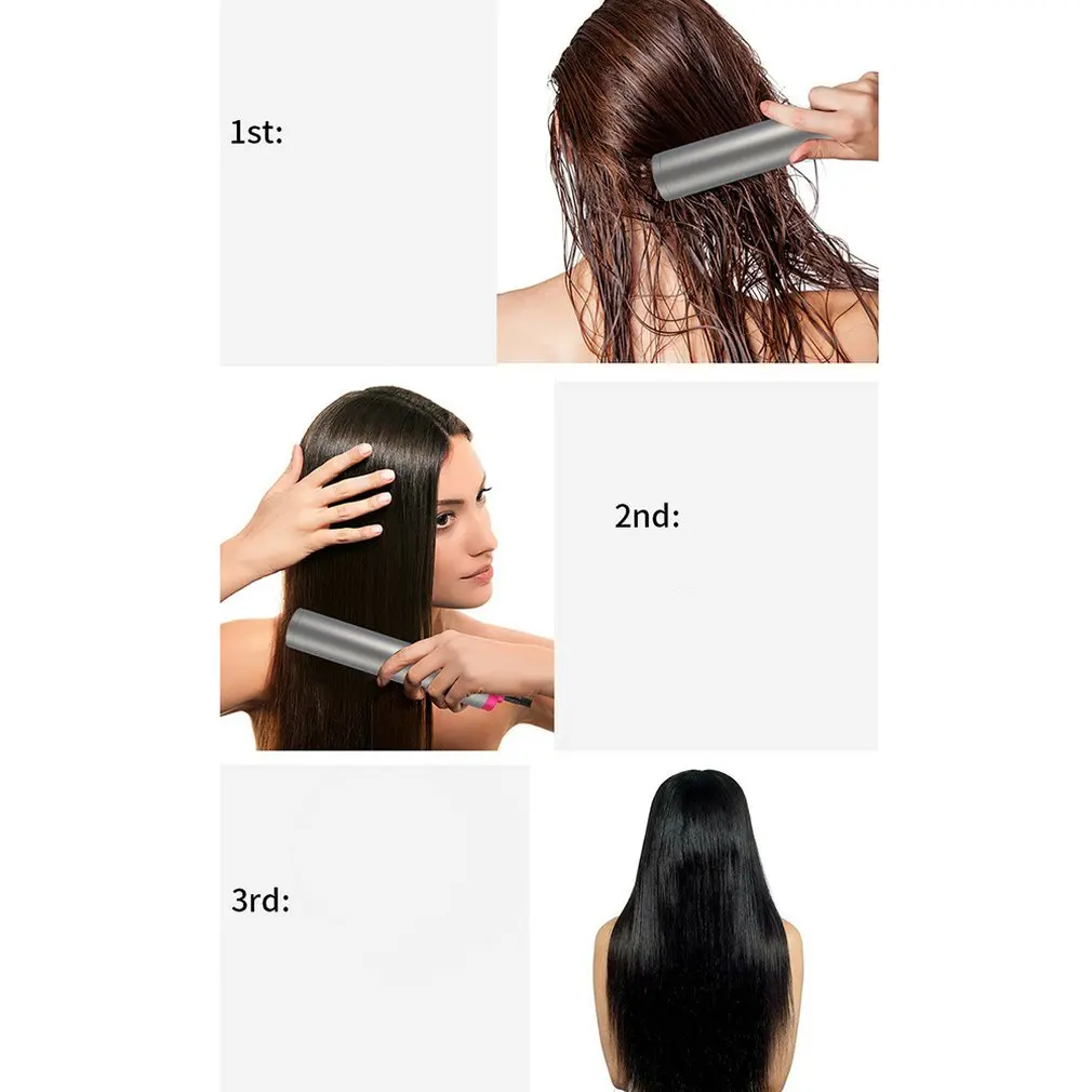 Hair Straightener Curlers Hot Air Comb Straight Volume Dual-Use 2-in-1 New style hair comb | Красота и здоровье