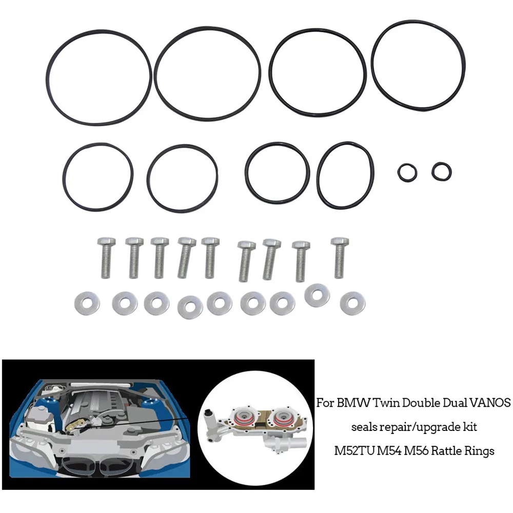 Новый двойной уплотнитель Vanos 621-126006 для M52Tu M54 M56 Viton Ptfe 11361440142 | Автомобили и