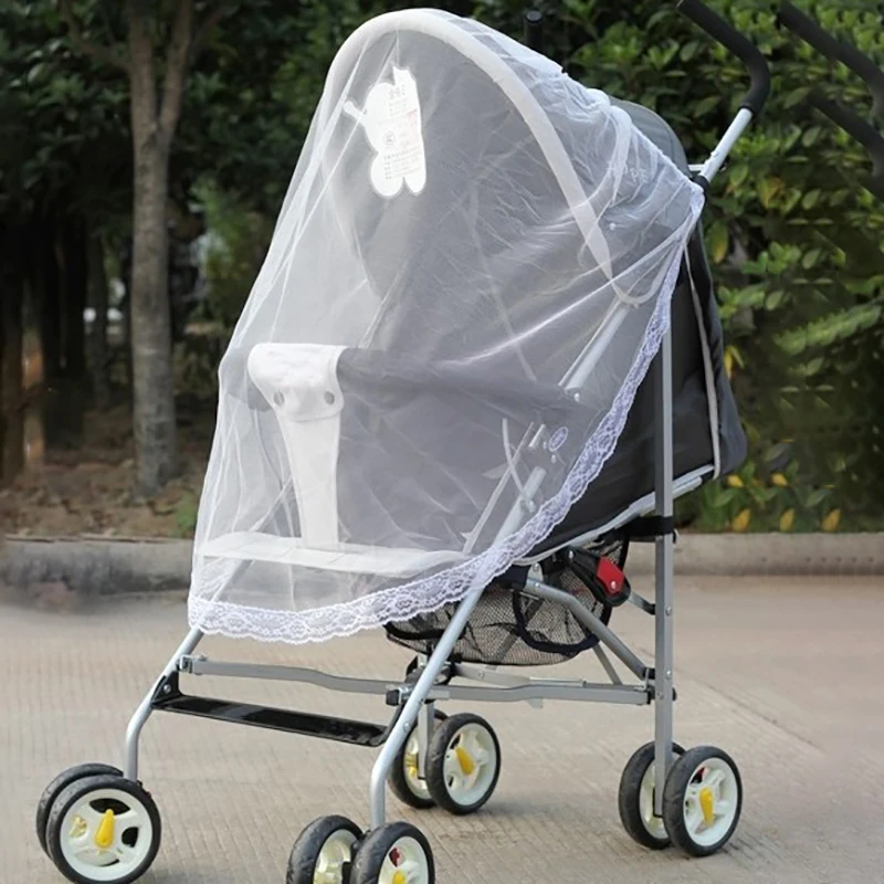 

1pc Baby Stroller Pushchair Mosquito Insect Shield Net Mesh Stroller Accessories cart Mosquito Net Safe Infants Protection