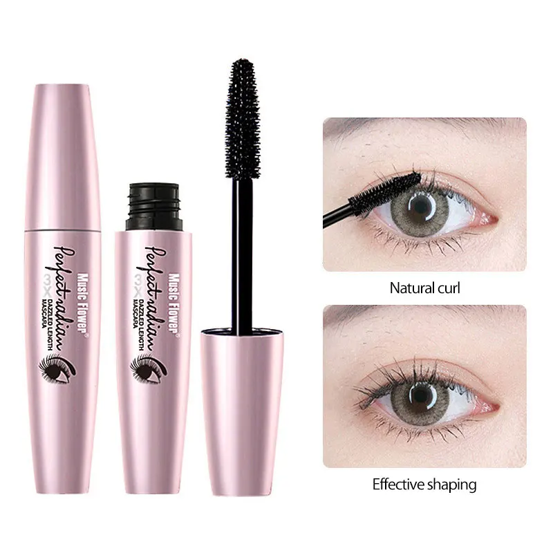 Тушь для ресниц с музыкальными цветами розовая тушь стойкая водостойкая не