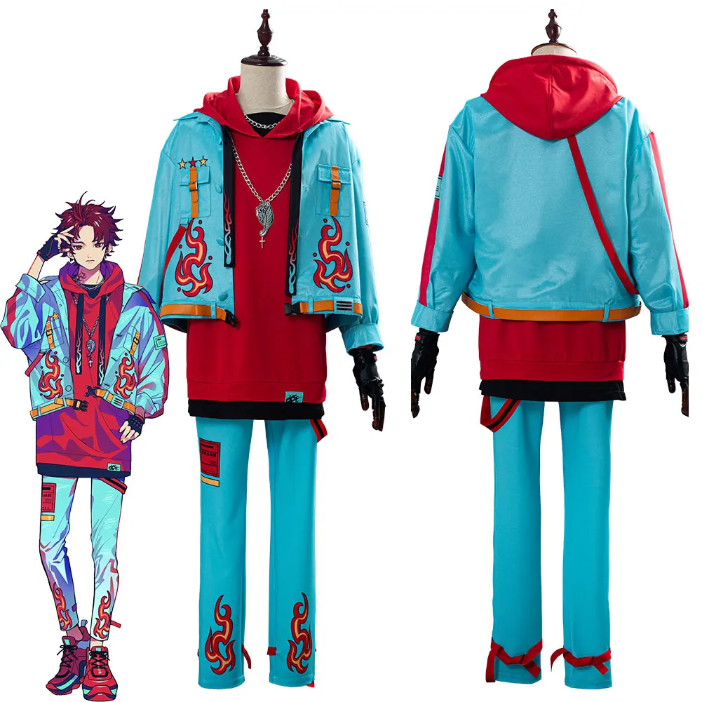 

Костюм для косплея аниме параокс Live Sugasano Allen, модное пальто и брюки для взрослых, карнавальный костюм на Хэллоуин