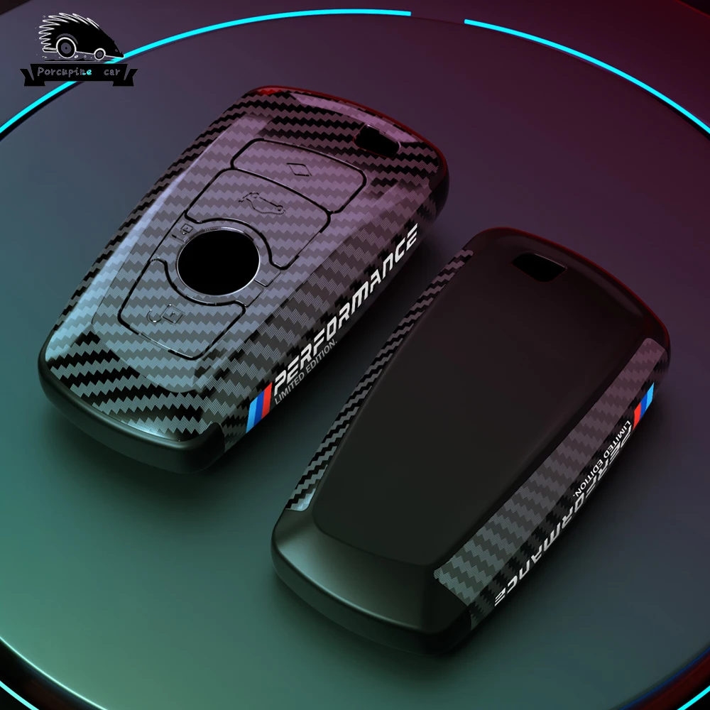 Новинка автомобильный смарт-брелок из углеродного волокна чехол для ключа BMW 3 4 5