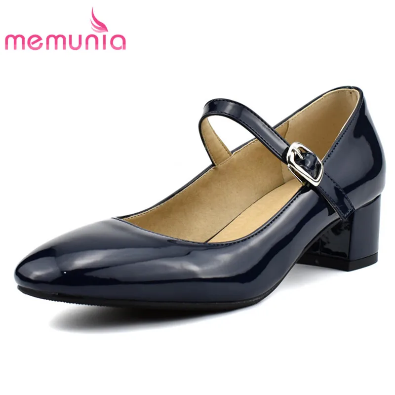 MEMUNIA 2020 new arrive women pumps solid colors spring summer single shoes buckle simple comfortable Mary Jane Shoes woman | Обувь