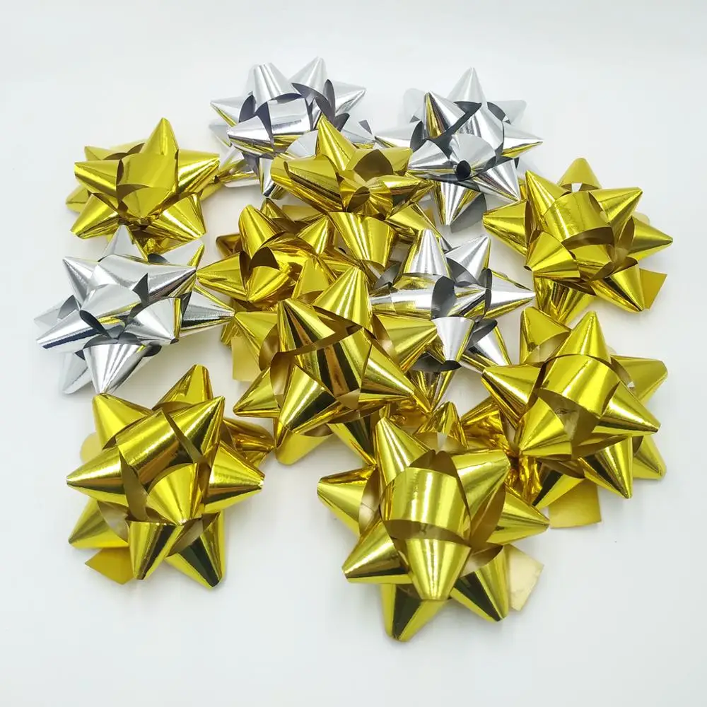 40 шт. самоклеящиеся мини-банты металлик 1 5 дюйма | Дом и сад