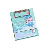 korean stationery school supplies notebook stationery memo cute memo sheets ins cartoon girl net red board clip notes to do list