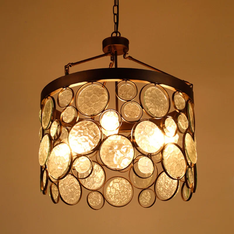 

Американский стеклянный подвесной светильник s креативные рестораны кафе светодиодный подвесной светильник магазины одежды бар проход ре...