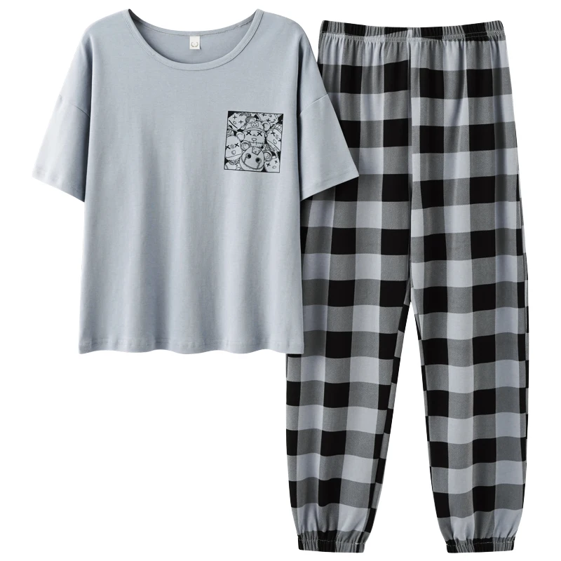 

Summer Sweet Cute Beautiful Cotton Plus Size Home Suit for Women's Shorts Female Clothing Underwear Pajamas Outfits Sleepwear