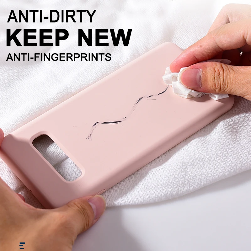 Фирменная мягкая и гибкая жидкий силикон чехол для samsung Galaxy Note 10 S8 S9 S10 плюс A50 A30 A10 A20 A40 A70 M10 M20 M30 Note 8 9 крышка