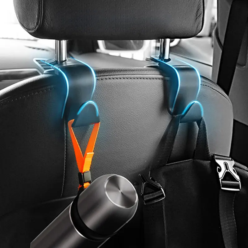 4 шт. автомобильный крючок на подголовник Эластичный спинки сиденья вешалка для