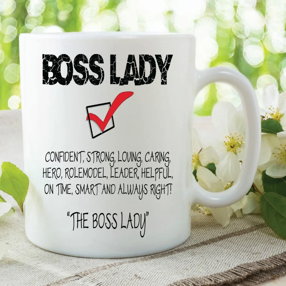Boss Lady кружки офисные фарфоровые кофейные керамические чайные чашки