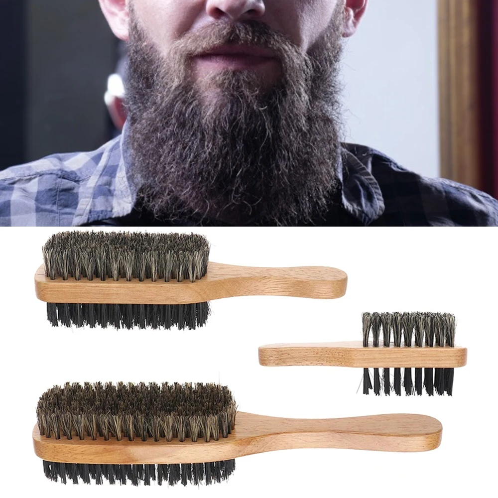 

Natural Boar Hairbrush Massage Comb Anti-static Hair Scalp Paddle Brush Beech Wooden Handle Hair Brush Hair Comb Styling Tool