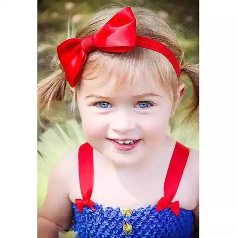 

Girls Tutu Dress Baby Crochet Dresses with Red Hairbow Set Kids Birthday Party Dress Cosplay Costume Tutus