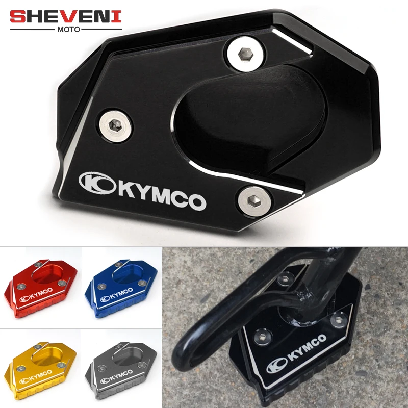 

For KYMCO Downtown 200i 300i Downtown 350i 300 350 Motorcycle CNC Aluminum Side Stand Enlarger Plate Kickstand Enlarge Extension