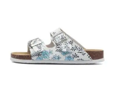 FeiYiTu/Новинка; летние пляжные шлепанцы на пробковой подошве; повседневные сандалии-сабо с двойной пряжкой; женские шлепанцы без застежки; Размеры 35-45 - Цвет: 16