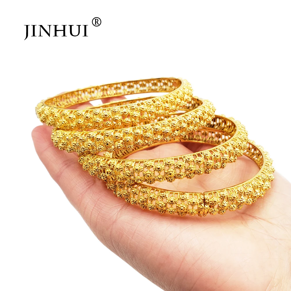 Браслет 24k золотой ювелирный браслет женский с небольшим дизайном индийские